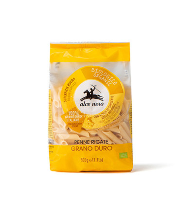 Alce Nero Penne Complètes Rigate 500 g بيني كاملة مجعدة