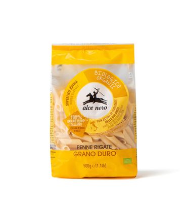 Alce Nero Penne Complètes Rigate 500 g بيني كاملة مجعدة