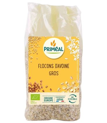 PRIMEAL FLOCONS D'AVOINE GROS 500G رقائق الشوفان الكبيرة