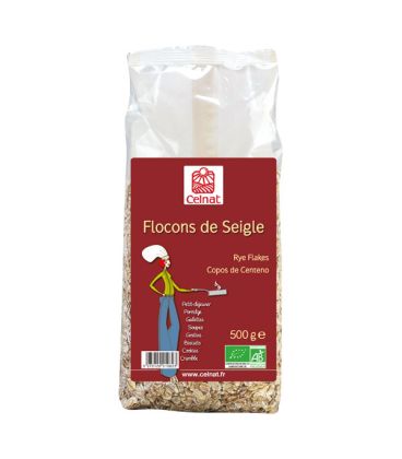 Celnat Flocons de Seigle Bio 500 g رقائق الشعير