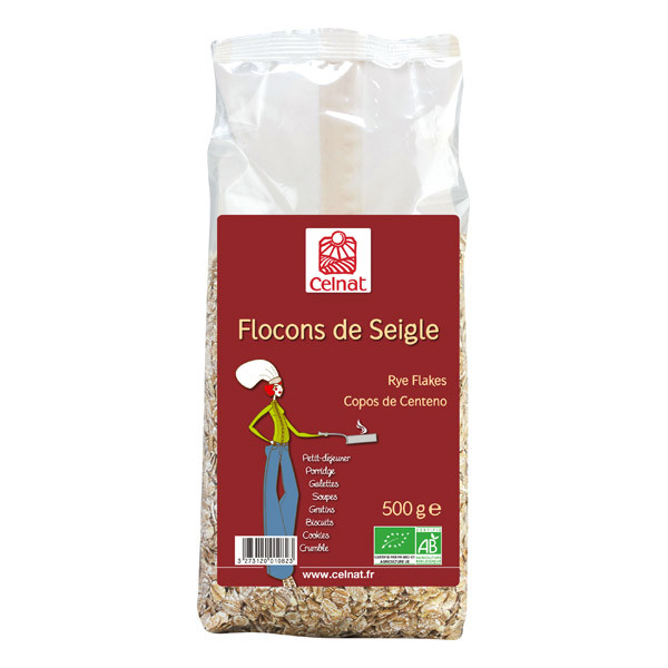 Celnat Flocons de Seigle Bio 500 g رقائق الشعير