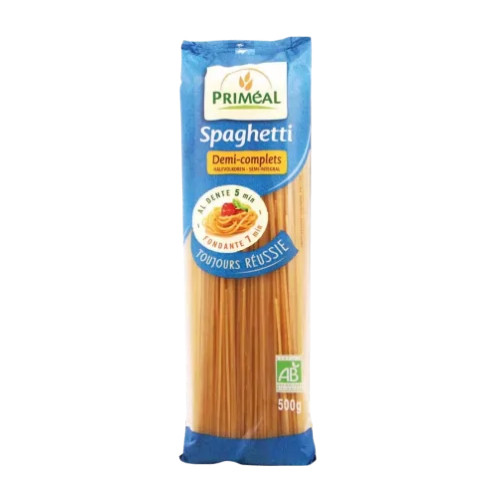 Priméal Spaghettis Demi-Complets BIO 500 g سباغيتي نصف كاملة
