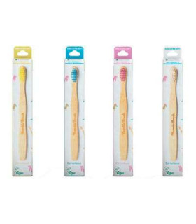THE HUMBLE CO Brosse à dents enfants à base de plantes multicolore فرشاة أسنان أطفال متعددة الألوان نباتية