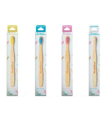 THE HUMBLE CO Brosse à dents enfants à base de plantes multicolore فرشاة أسنان أطفال متعددة الألوان نباتية
