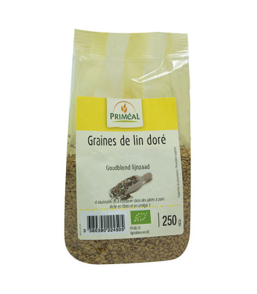 Priméal Graines de Lin Doré 250 g بريميال بذور الكتان الذهبي