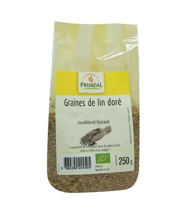 Priméal Graines de Lin Doré 250 g بريميال بذور الكتان الذهبي