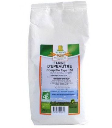 MOULIN DES MOINES FARINE D'EPEAUTRE COMPLETE 500 g طحين الشيلم الكامل