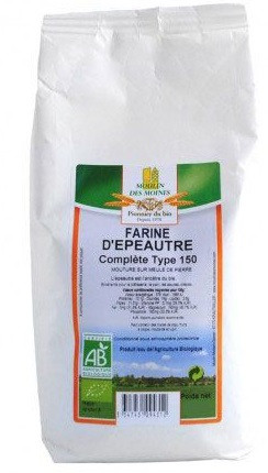 MOULIN DES MOINES FARINE D'EPEAUTRE COMPLETE 500 g طحين الشيلم الكامل