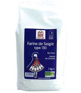 Celnat Farine de Seigle T130 Bio 1kg طحين الجاودار