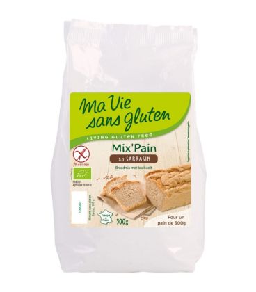 Ma Vie Sans Gluten Préparation pour Pain de Sarrasin Bio 500 g (Sans Gluten) خلطة جاهزة لخبز الحنطة السوداء العضوي