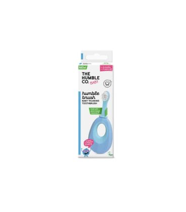 Humble Brosse à Dents Bleue pour Bébés à Base de Plantes  فرشاة أسنان زرقاء للأطفال مصنوعة من النباتات
