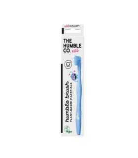 Humble Brosse à Dents pour Enfants Bleue à Base de Plantes  فرشاة أسنان زرقاء للأطفال مصنوعة من النباتات