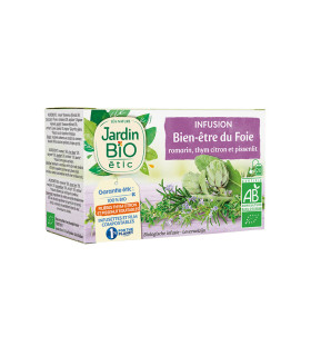 JARDIN BIO INFUSION BIEN ÊTRE DU FOIE 28G شاي اعشاب لصحة الكبد