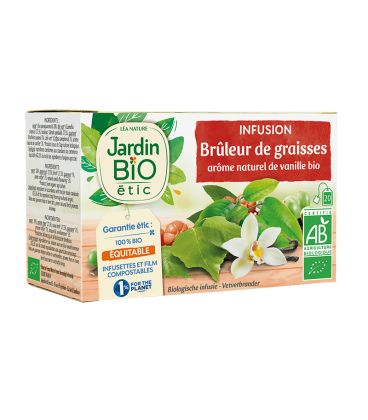 JARDIN BIO INFUSION BRÛLEUR DE GRAISSES 30G شاي اعشاب لحرق الدهون
