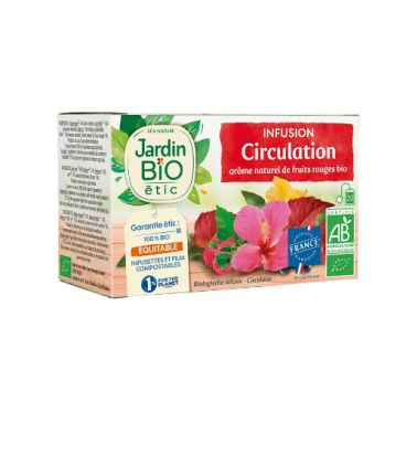 JARDIN BIO INFUSION CIRCULATION SANGUINE 30G شاي اعشاب لتنشيط الدورة الدموية