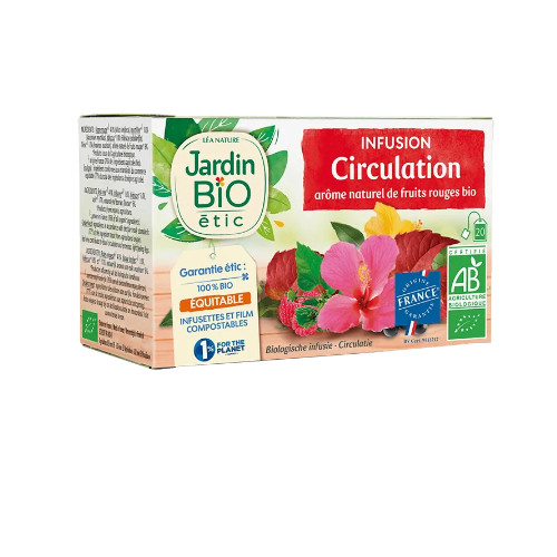 JARDIN BIO INFUSION CIRCULATION SANGUINE 30G شاي اعشاب لتنشيط الدورة الدموية