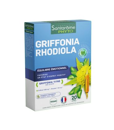 SANTAROME GRIFFONIA RHODIOLA 20 AMPOULES امبولات جريفونيا رهوديولا