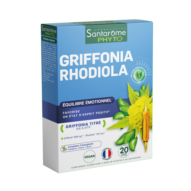 SANTAROME GRIFFONIA RHODIOLA 20 AMPOULES امبولات جريفونيا رهوديولا