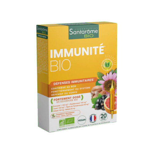 SANTAROME IMMUNITÉ BIO 20 AMPOULES سانطاروم امونتي