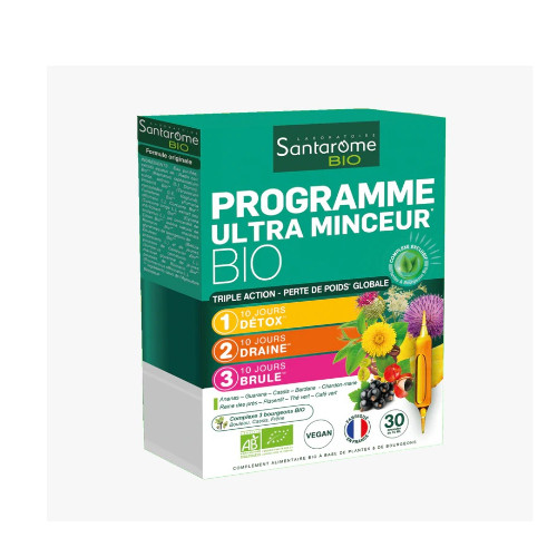 SANTAROME PROGRAMME ULTRA MINCEUR 30 AMPOULES  برنامج سانتاروم للتنحيف