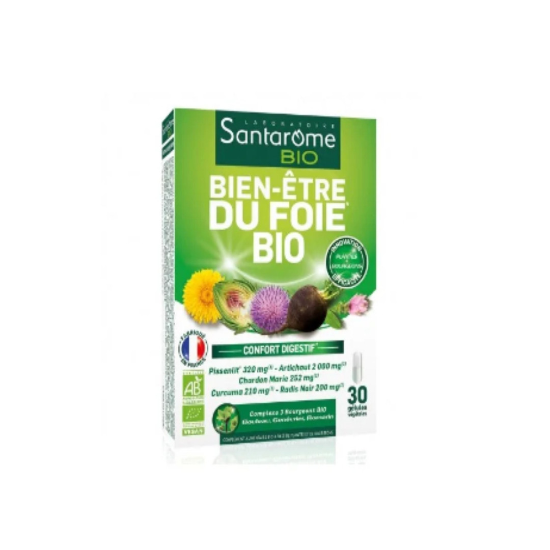 Santarome bien etre du foie 30gel صحة الكبد