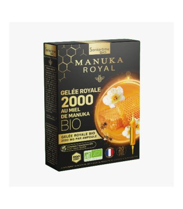 Santarome gelée royale miel manuka 20 ampoules جلية رويال مييل مانوكا