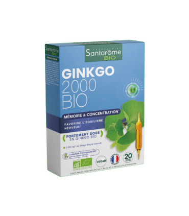 Santarome gingko 20 ampoules جينكو