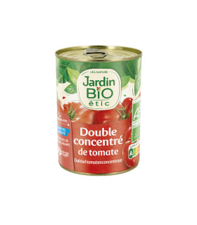 Jardin Bio Double concentré de tomates bio 140 g تركيز مزدوج لصلصة الطماطم