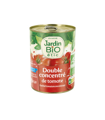 Jardin Bio Double concentré de tomates bio 140 g تركيز مزدوج لصلصة الطماطم