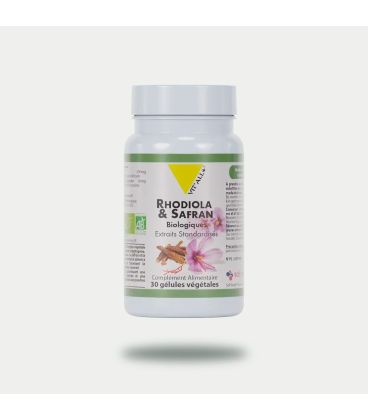 Vitall+ rhodiola & safran 400mg 30 gélules روديولا و زعفران