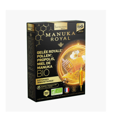 Santarome gelée pollen propolis manuka 20 ampoules جلية بولان بروبوليس مانوكا