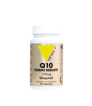 Co enzyme Q10 réduit 100mg Vital Plus 30 capsules كوانزايم كيو عشرة ريدوي