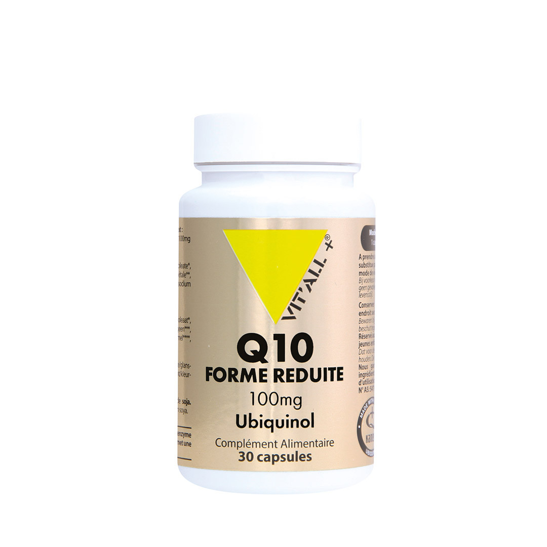 Co enzyme Q10 réduit 100mg Vital Plus 30 capsules كوانزايم كيو عشرة ريدوي