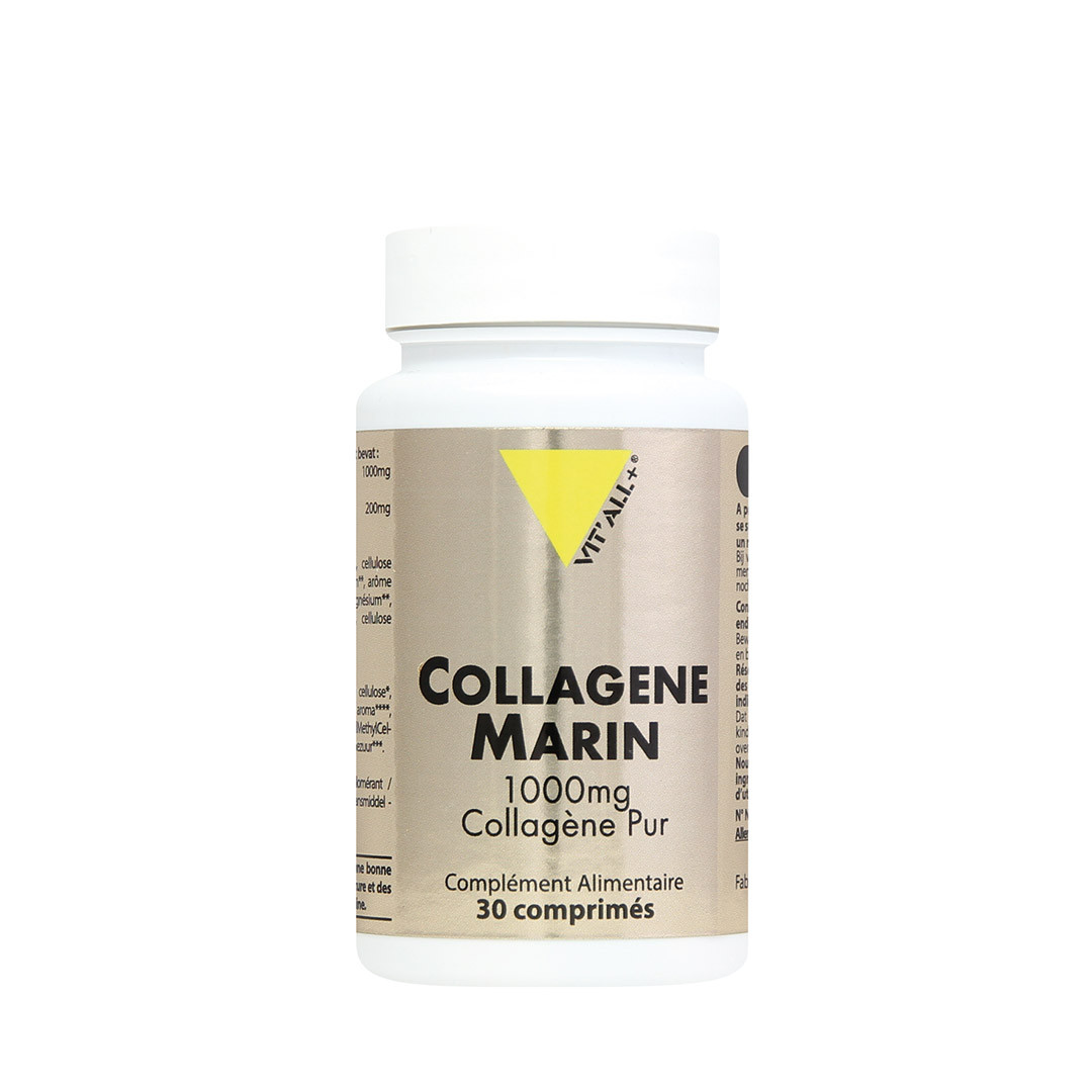 Collagène marin BIO 1000mg Vitall+ 30 comprimés كولاجين بحري
