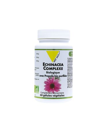 Échinacea complexe bio avec propolis Vitall+ 60 gélules اشيناسيا مع بروبوليس