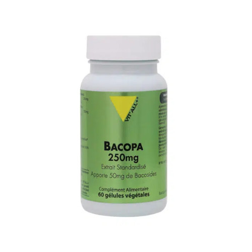 Bacopa Monnieri BIO Vitall+ 250mg 60 gélules باكوبا مونيري