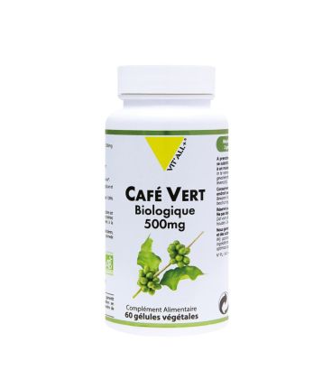 Café Vert Vitall+ 500mg 60 gélules قهوة خضراء