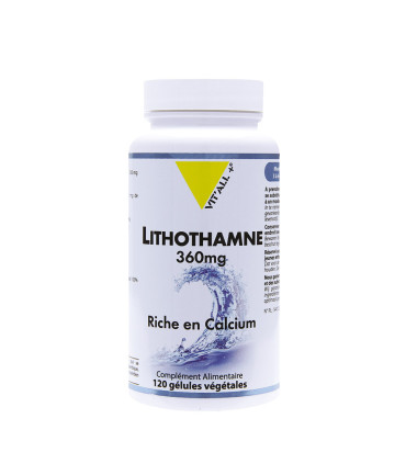 Lithothamne Vitall+ 360mg riche en calcium 120 gélules ليتوتام