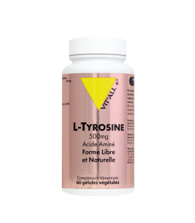 L-Thyrosine Vitall+ 500mg 60 gélules إل-تيروزين