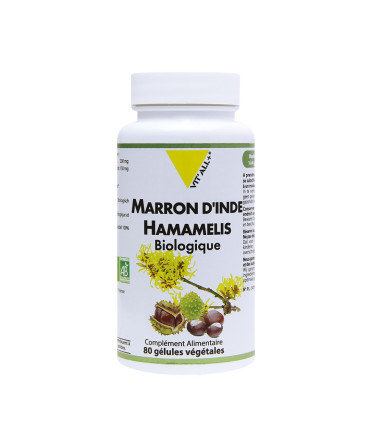 Marron d-Inde & Hamamelis Vitall+ 80 gélules كستناء الهند والبندق الساحلي