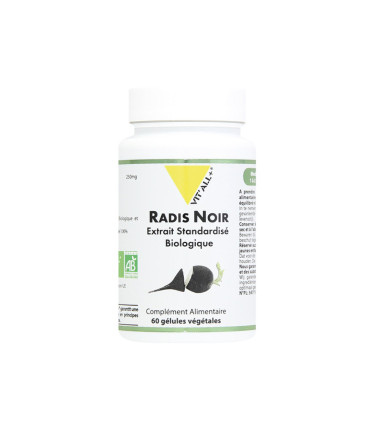 Radis noir Vitall+ 250mg 60 gélules فجل أسود