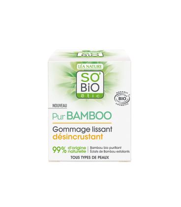 so-bio-gommage-lissant-desincrustant-tous-types-de-peaux-50ml مقشر مملس منظف عميق