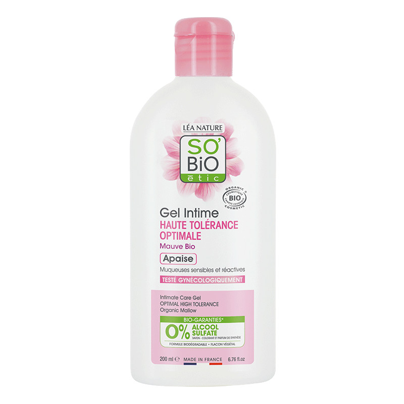 So bio gel intime hypoallergénique fleur mauve 200ml جل حميمي مضاد للحساسية بخلاصة الخبيزة
