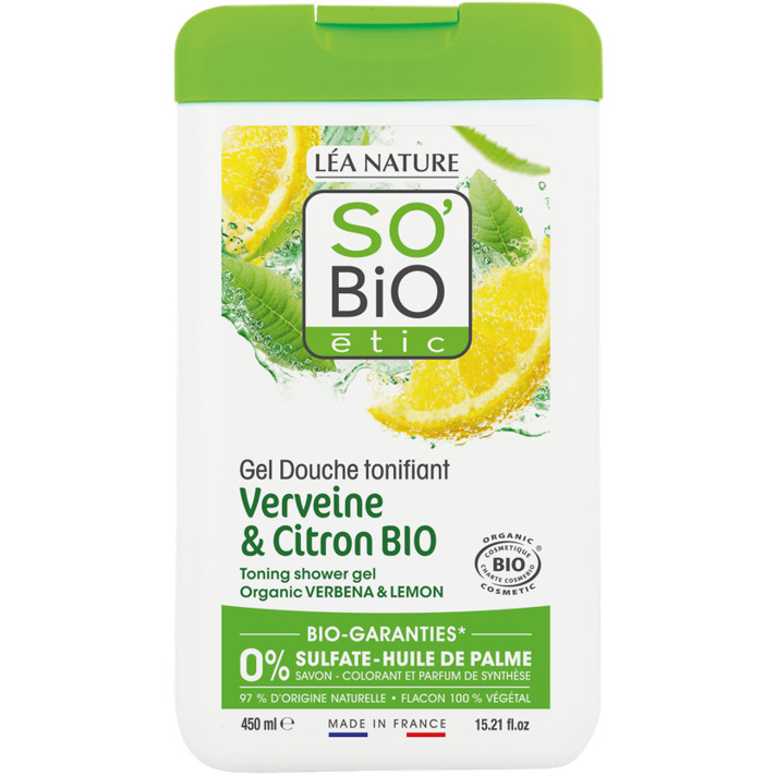 So bio gel douche verveine citron 450ml جل استحمام باللويزة والليمون