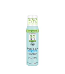 So Bio Déodorant soin éco spray aloe vera bio 100ml رذاذ الألوفيرا