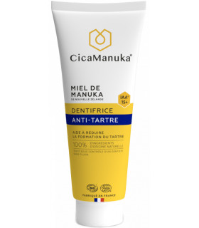 cosmos certified cicamanuka dentifrice anti tartre iaa15 75ml معجون أسنان مضاد للجير بعسل مانوكا