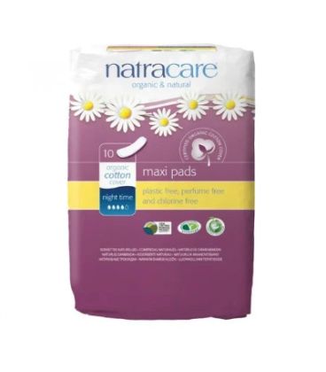 natracare serviette ultra longs wings 10u فوط صحية طويلة جدا باجنحة