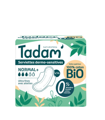 tadam serviettes ultra normal plus 14 unites فوط صحية تادام عادية بلس