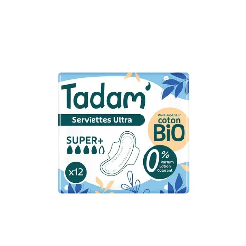 Tadam BIO Serviettes ultra super 12u فوط صحية فائقة سوبر