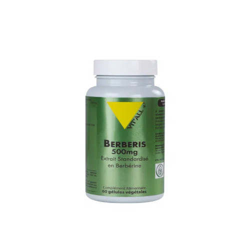 Vitall+ Berberis BIO 500 mg Complement Alimentaire 60 gélules برباريس 500 ملغ مكمل غذائي
